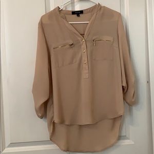 Tan blouse
